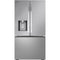 LG - 26cu.ft. Counter Depth MAX, Dual Ice maker with Craft ice, I+W Dispenser - LRRXC2606S
