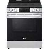 LG - 6.3 CF Electric Single Oven Slide-In Range, Self Clean, ThinQ,Printproof - LSEL6331F LG - 6.3 CF Electric Single Oven Slide-In Range, Self Clean, ThinQ,Printproof - LSEL6331F