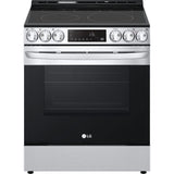 LG - 6.3 CF Electric Single Oven Slide-In Range, Air Fry, ThinQ, Self Clean - LSEL6333F LG - 6.3 CF Electric Single Oven Slide-In Range, Air Fry, ThinQ, Self Clean - LSEL6333F