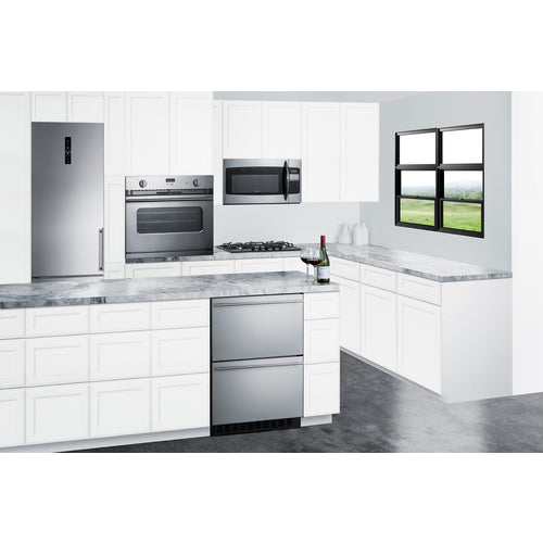 Summit - 24" Wide 2-Drawer All-Refrigerator, ADA Compliant Summit - 24" Wide 2-Drawer All-Refrigerator, ADA Compliant