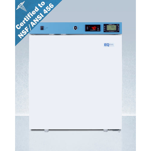 EQTemp - 19" Wide Compact Medical Refrigerator, Certified to NSF/ANSI 456 Vaccine Storage Standard EQTemp - 19" Wide Compact Medical Refrigerator, Certified to NSF/ANSI 456 Vaccine Storage Standard