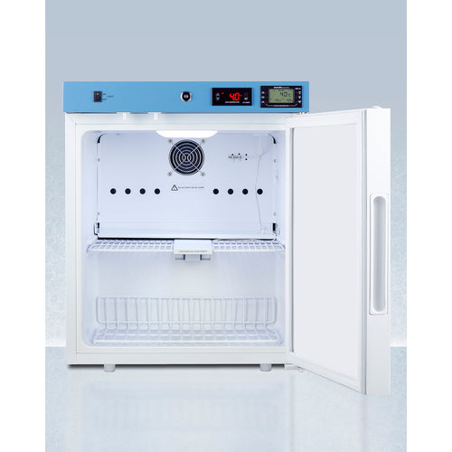 EQTemp - 19" Wide Compact Medical Refrigerator, Certified to NSF/ANSI 456 Vaccine Storage Standard EQTemp - 19" Wide Compact Medical Refrigerator, Certified to NSF/ANSI 456 Vaccine Storage Standard