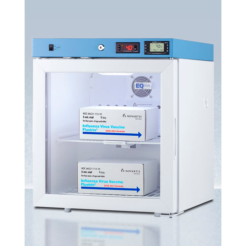 EQTemp - 19" Wide Compact Medical Refrigerator, Certified to NSF/ANSI 456 Vaccine Storage Standard EQTemp - 19" Wide Compact Medical Refrigerator, Certified to NSF/ANSI 456 Vaccine Storage Standard