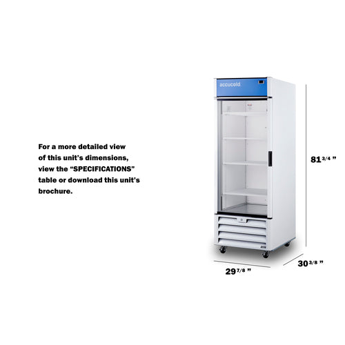 Accucold - 30" Wide Healthcare Refrigerator Accucold - 30" Wide Healthcare Refrigerator