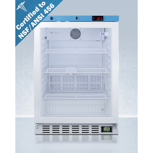 EQTemp - 24" Wide Built-In Medical Refrigerator, Certified to NSF/ANSI 456 Vaccine Storage Standard EQTemp - 24" Wide Built-In Medical Refrigerator, Certified to NSF/ANSI 456 Vaccine Storage Standard