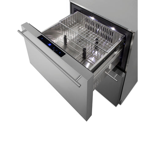 Summit - 24" Wide 2-Drawer All-Freezer, ADA Compliant Summit - 24" Wide 2-Drawer All-Freezer, ADA Compliant