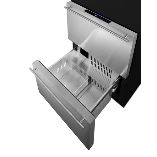 Summit - 24" Wide 2-Drawer All-Freezer (Panels Not Included) Summit - 24" Wide 2-Drawer All-Freezer (Panels Not Included)