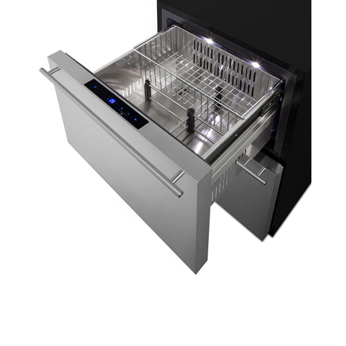Summit - 24" Wide 2-Drawer All-Freezer (Panels Not Included) Summit - 24" Wide 2-Drawer All-Freezer (Panels Not Included)