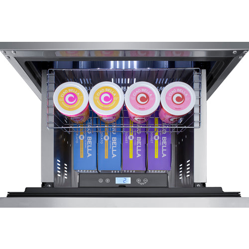 Summit - 24" Wide 2-Drawer All-Freezer, ADA Compliant Summit - 24" Wide 2-Drawer All-Freezer, ADA Compliant