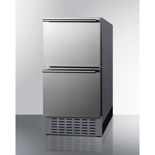 Summit - 18" Wide 2-Drawer All-Refrigerator Summit - 18" Wide 2-Drawer All-Refrigerator