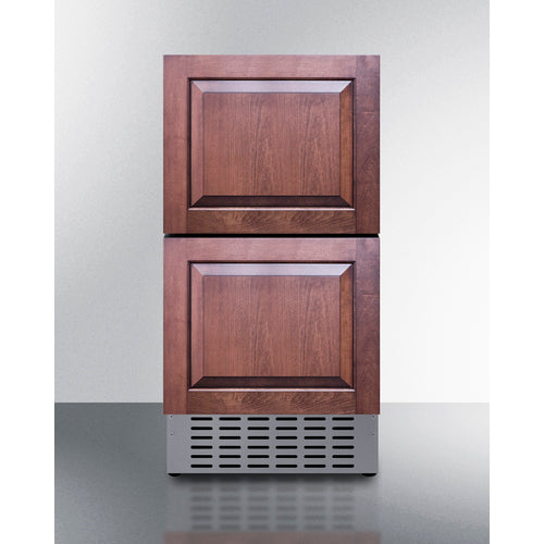 Summit - 18" Wide 2-Drawer All-Refrigerator Summit - 18" Wide 2-Drawer All-Refrigerator