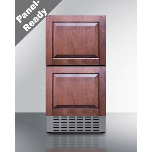Summit - 18" Wide 2-Drawer All-Refrigerator Summit - 18" Wide 2-Drawer All-Refrigerator