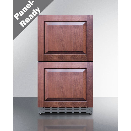 Summit - 18" Wide 2-Drawer All-Refrigerator, ADA Compliant (Panels Not Included) Summit - 18" Wide 2-Drawer All-Refrigerator, ADA Compliant (Panels Not Included)