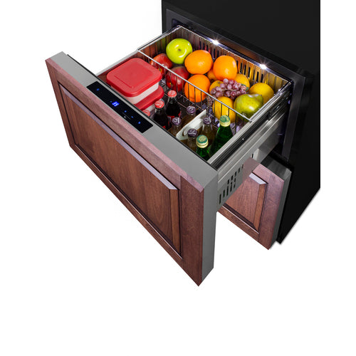 Summit - 24" Wide 2-Drawer All-Refrigerator, ADA Compliant Summit - 24" Wide 2-Drawer All-Refrigerator, ADA Compliant