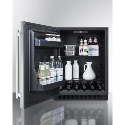 Summit - 24" Wide Built-In All-Refrigerator, ADA Compliant