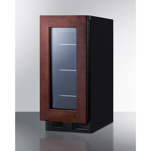 Summit - 15" wide ADA compliant built-in undercounter beverage center with panel-ready door - ALBV15PNR Summit - 15" wide ADA compliant built-in undercounter beverage center with panel-ready door - ALBV15PNR