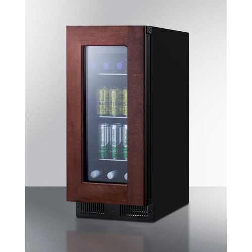 Summit - 15" wide ADA compliant built-in undercounter beverage center with panel-ready door - ALBV15PNR Summit - 15" wide ADA compliant built-in undercounter beverage center with panel-ready door - ALBV15PNR