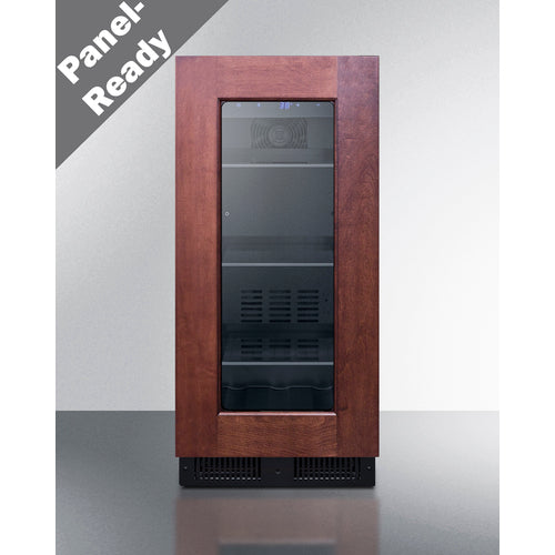 Summit - 15" wide ADA compliant built-in undercounter beverage center with panel-ready door - ALBV15PNR Summit - 15" wide ADA compliant built-in undercounter beverage center with panel-ready door - ALBV15PNR