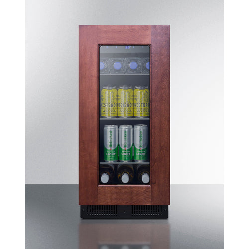 Summit - 15" wide ADA compliant built-in undercounter beverage center with panel-ready door - ALBV15PNR Summit - 15" wide ADA compliant built-in undercounter beverage center with panel-ready door - ALBV15PNR