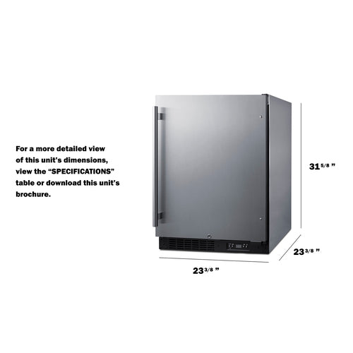 Summit - 24" Wide Built-In All-Freezer, ADA Compliant Summit - 24" Wide Built-In All-Freezer, ADA Compliant