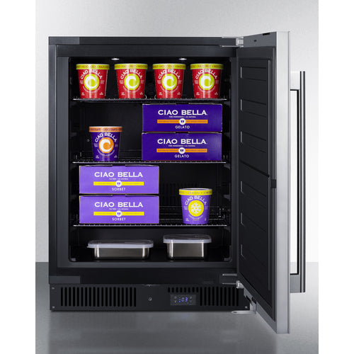 Summit - 24" Wide Built-In All-Freezer, ADA Compliant