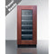 Summit - 15" wide ADA compliant wine cellar for built-in or freestanding use, with digital controls, front lock, and LED lighting - ALWC15PNR