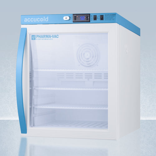 Accucold - 1 Cu.Ft. Compact Vaccine Refrigerator, Certified to NSF/ANSI 456 Vaccine Storage Standard Accucold - 1 Cu.Ft. Compact Vaccine Refrigerator, Certified to NSF/ANSI 456 Vaccine Storage Standard