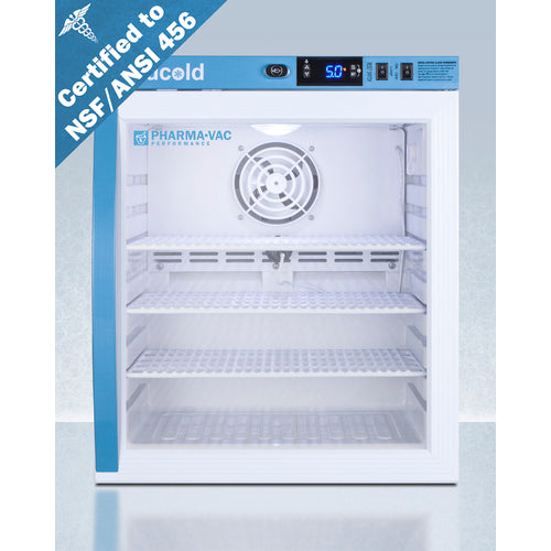 Accucold - 1 Cu.Ft. Compact Vaccine Refrigerator, Certified to NSF/ANSI 456 Vaccine Storage Standard Accucold - 1 Cu.Ft. Compact Vaccine Refrigerator, Certified to NSF/ANSI 456 Vaccine Storage Standard