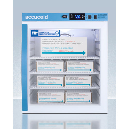 Accucold - 1 Cu.Ft. Compact Controlled Room Temperature Cabinet Accucold - 1 Cu.Ft. Compact Controlled Room Temperature Cabinet