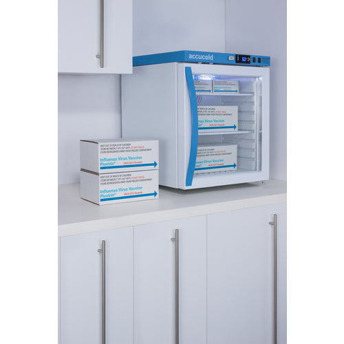 Accucold - 1 Cu.Ft. Compact Vaccine Refrigerator, Certified to NSF/ANSI 456 Vaccine Storage Standard Accucold - 1 Cu.Ft. Compact Vaccine Refrigerator, Certified to NSF/ANSI 456 Vaccine Storage Standard