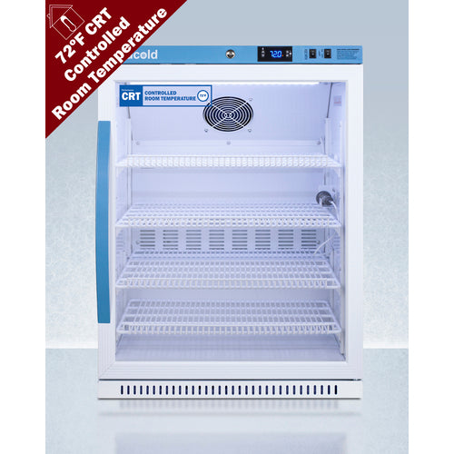 Accucold - 6 Cu.Ft. Upright Controlled Room Temperature Cabinet, ADA Height Accucold - 6 Cu.Ft. Upright Controlled Room Temperature Cabinet, ADA Height
