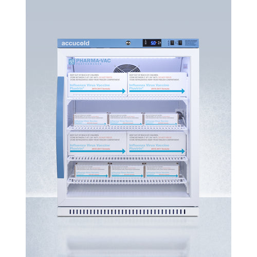 Accucold - 6 Cu.Ft. ADA Height Vaccine Refrigerator, Certified to NSF/ANSI 456 Vaccine Storage Standard Accucold - 6 Cu.Ft. ADA Height Vaccine Refrigerator, Certified to NSF/ANSI 456 Vaccine Storage Standard
