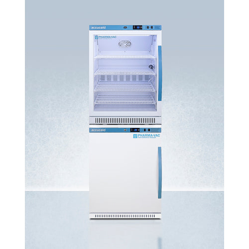 Accucold - 24" Wide Performance Series All-Refrigerator/All-Freezer Combination