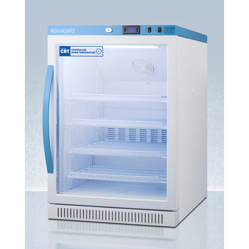 Accucold - 6 Cu.Ft. ADA Height Upright Controlled Room Temperature Cabinet Accucold - 6 Cu.Ft. ADA Height Upright Controlled Room Temperature Cabinet