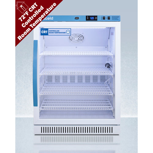 Accucold - 6 Cu.Ft. ADA Height Upright Controlled Room Temperature Cabinet Accucold - 6 Cu.Ft. ADA Height Upright Controlled Room Temperature Cabinet