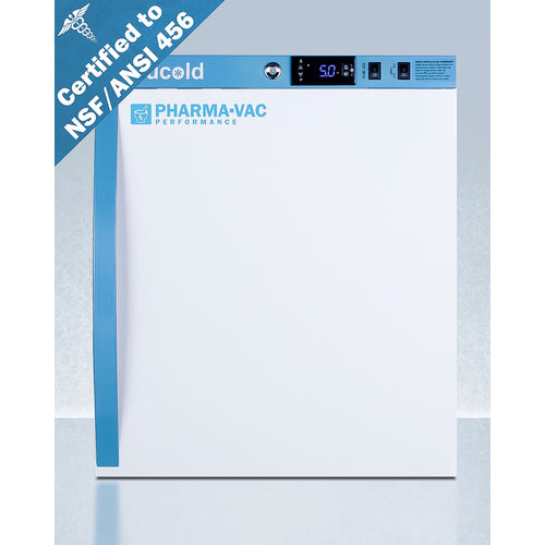 Accucold - 2 Cu.Ft. Compact Vaccine Refrigerator, Certified to NSF/ANSI 456 Vaccine Storage Standard Accucold - 2 Cu.Ft. Compact Vaccine Refrigerator, Certified to NSF/ANSI 456 Vaccine Storage Standard