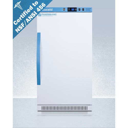 Accucold - 2.83 Cu.Ft. ADA Height Vaccine Refrigerator, Certified to NSF/ANSI 456 Vaccine Storage Standard Accucold - 2.83 Cu.Ft. ADA Height Vaccine Refrigerator, Certified to NSF/ANSI 456 Vaccine Storage Standard