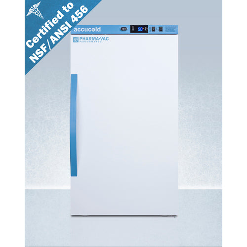 Accucold - 3 Cu.Ft. Counter Height Vaccine Refrigerator, Certified to NSF/ANSI 456 Vaccine Storage Standard Accucold - 3 Cu.Ft. Counter Height Vaccine Refrigerator, Certified to NSF/ANSI 456 Vaccine Storage Standard