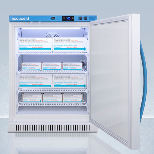 Accucold - 6 Cu.Ft. ADA Height Upright Controlled Room Temperature Cabinet Accucold - 6 Cu.Ft. ADA Height Upright Controlled Room Temperature Cabinet