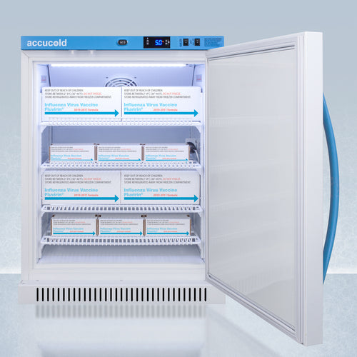 Accucold - 6 Cu.Ft. ADA Height Vaccine Refrigerator, Certified to NSF/ANSI 456 Vaccine Storage Standard Accucold - 6 Cu.Ft. ADA Height Vaccine Refrigerator, Certified to NSF/ANSI 456 Vaccine Storage Standard