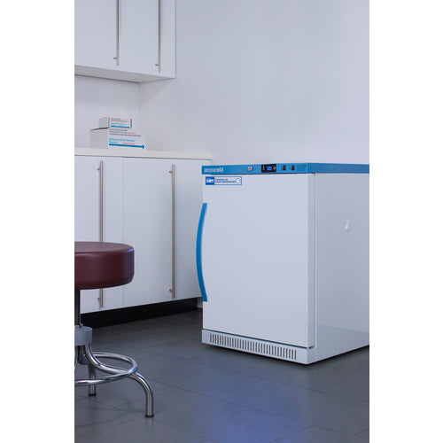 Accucold - 6 Cu.Ft. ADA Height Upright Controlled Room Temperature Cabinet Accucold - 6 Cu.Ft. ADA Height Upright Controlled Room Temperature Cabinet