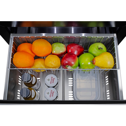 Summit - 24" Wide 2-Drawer All-Refrigerator, ADA Compliant Summit - 24" Wide 2-Drawer All-Refrigerator, ADA Compliant
