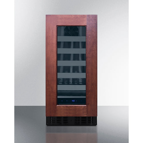 Summit - 18" deep 15" wide undercounter ADA height wine cellar with panel-ready glass door - ASDW1522PNR Summit - 18" deep 15" wide undercounter ADA height wine cellar with panel-ready glass door - ASDW1522PNR