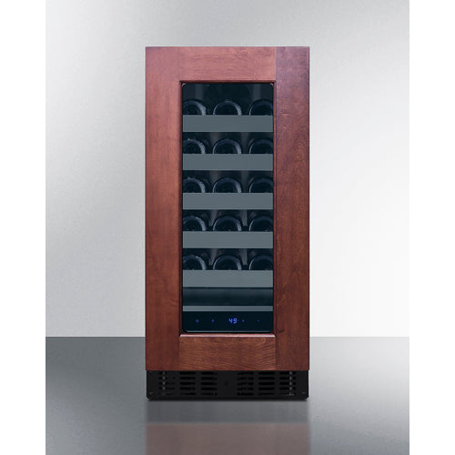 Summit - 18" deep 15" wide undercounter ADA height wine cellar with panel-ready glass door - ASDW1522PNR Summit - 18" deep 15" wide undercounter ADA height wine cellar with panel-ready glass door - ASDW1522PNR