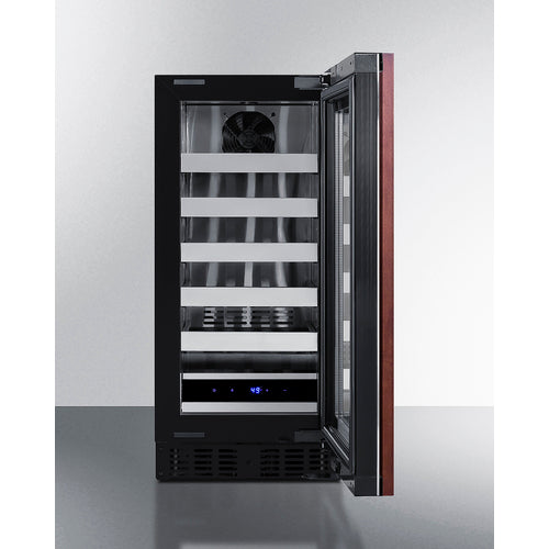 Summit - 18" deep 15" wide undercounter ADA height wine cellar with panel-ready glass door - ASDW1522PNR Summit - 18" deep 15" wide undercounter ADA height wine cellar with panel-ready glass door - ASDW1522PNR