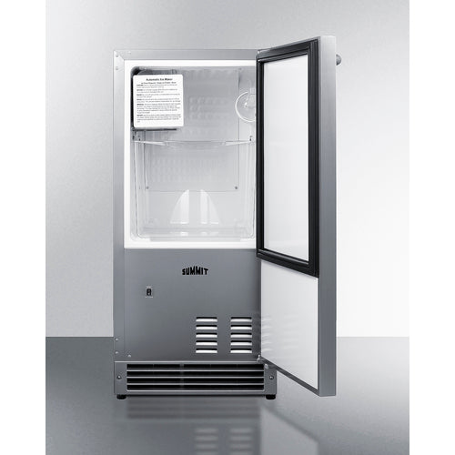 Summit - 25 lb. Drain-Free Icemaker, ADA Compliant