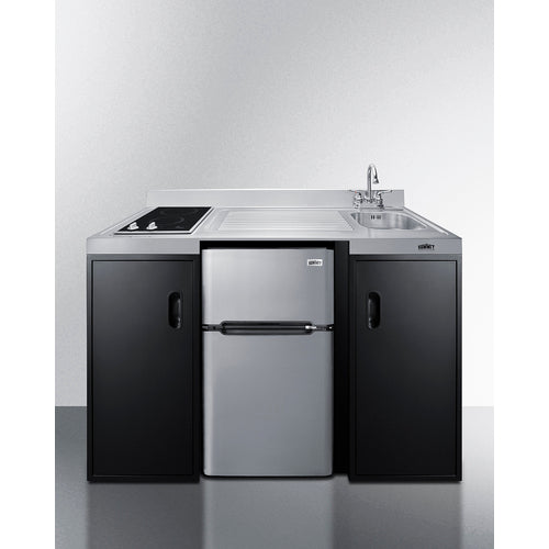 Summit - 54" Wide All-In-One Kitchenette, ADA Counter Height