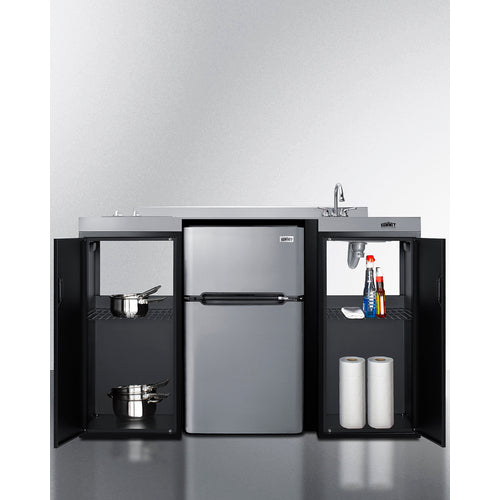 Summit - 54" Wide All-In-One Kitchenette, ADA Counter Height Summit - 54" Wide All-In-One Kitchenette, ADA Counter Height