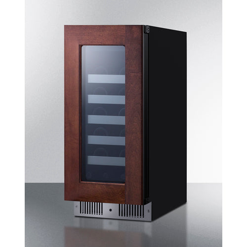 Summit - 15" wide built-in wine cellar with panel-ready glass door - CL155WC1PNR Summit - 15" wide built-in wine cellar with panel-ready glass door - CL155WC1PNR