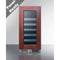 Summit - 15" wide built-in wine cellar with panel-ready glass door - CL155WC1PNR